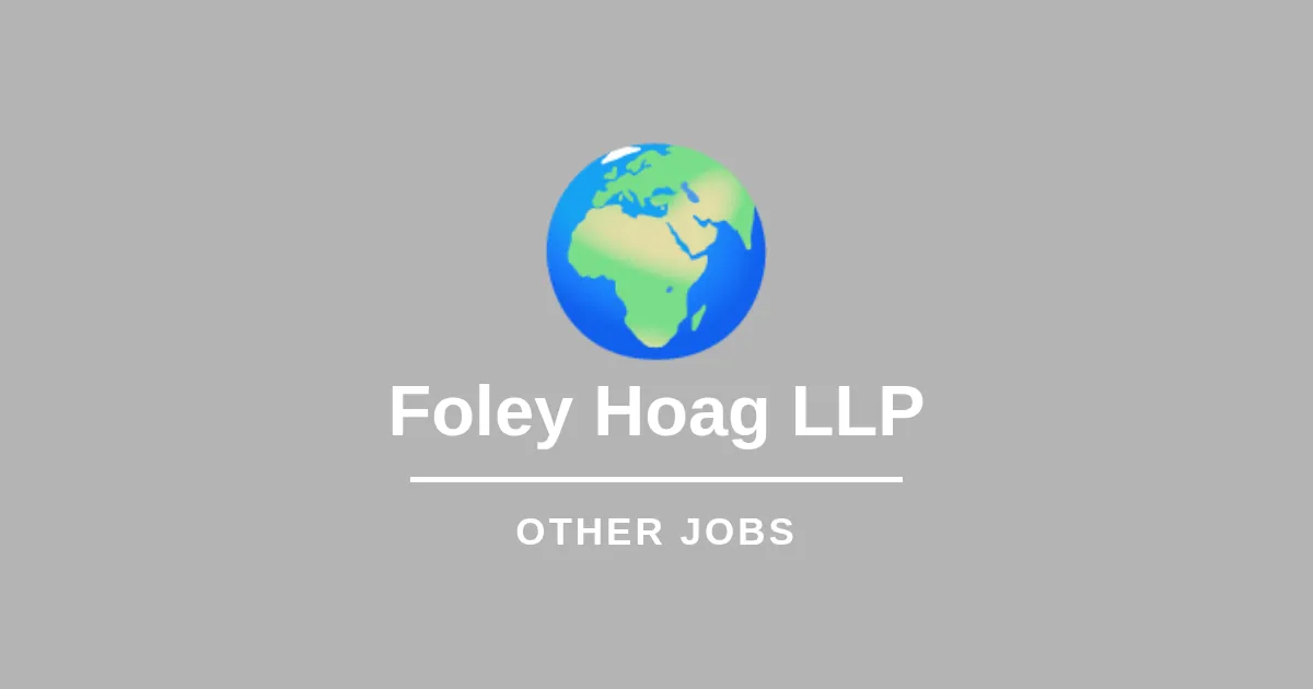Practice Support Manager – Litigation and Healthcare